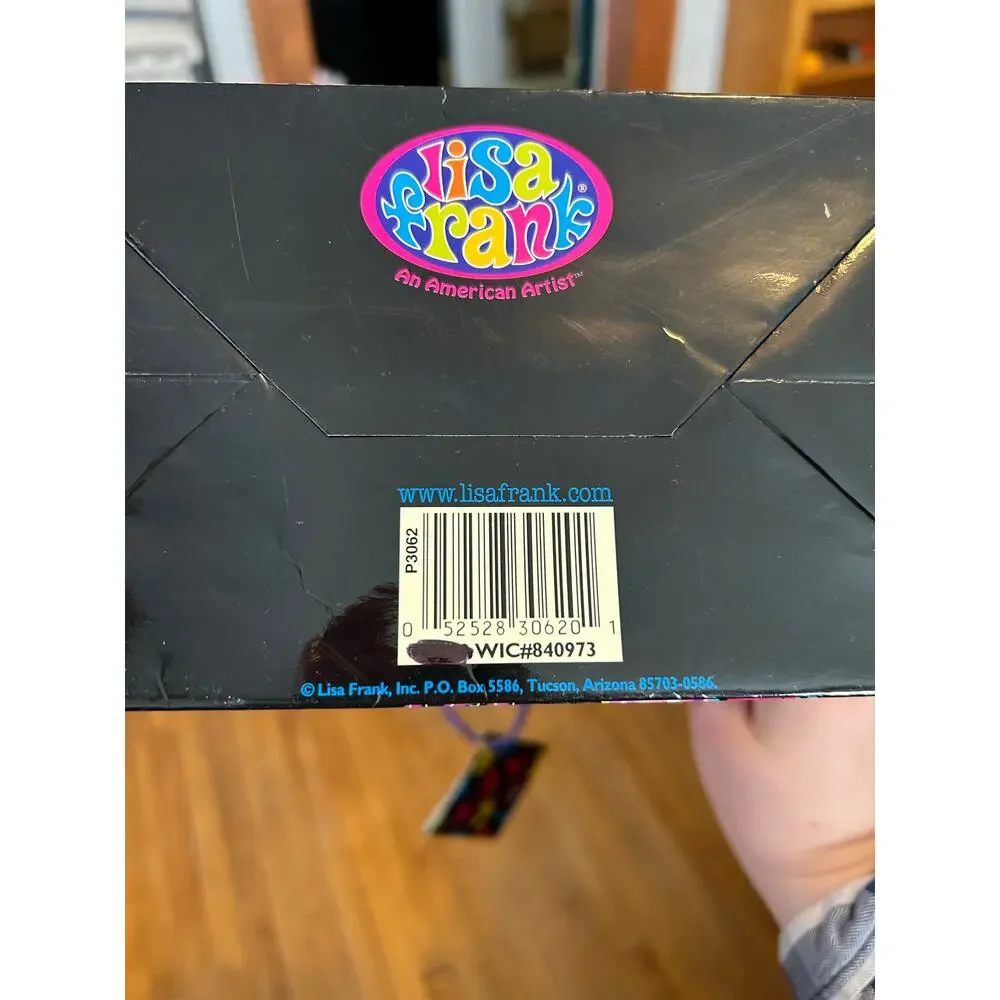 Lisa Frank Vintage Y2K Gift Bag Glamour Girl with Tags 2000s Crafting Present